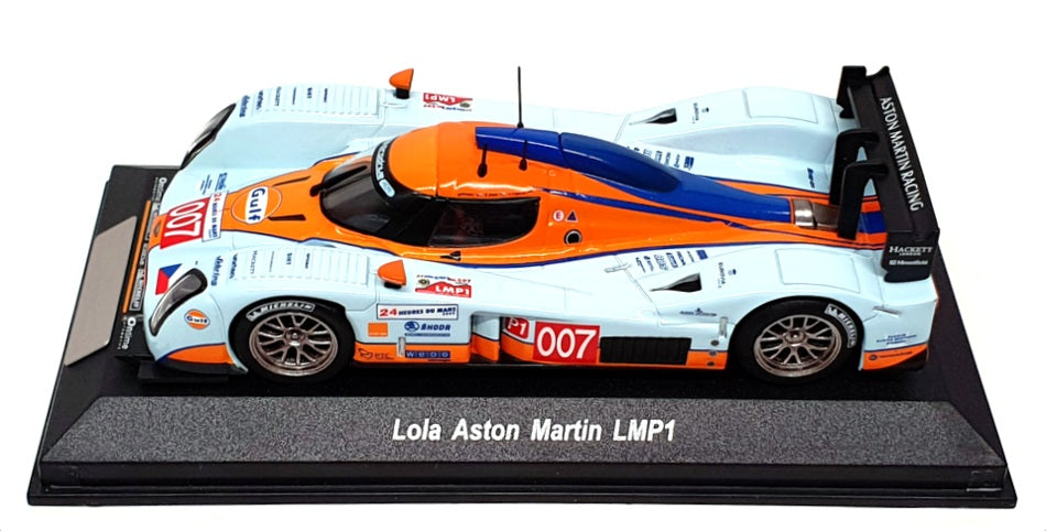 Ixo 1/43 Scale A05MC2-43 - Lola Aston Martin LMP1 Gulf - Lt. Blue Orange