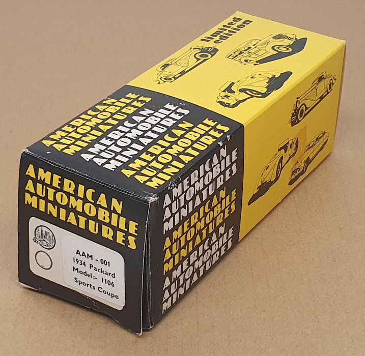 American Automobile Miniatures 1/43 Scale AAM-001 - 1934 Packard 1106 - Ivory