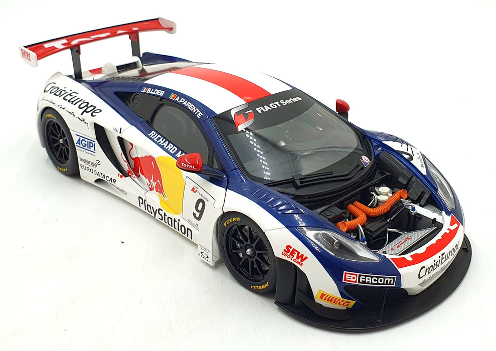 Autoart 1/18 Scale 81342 - McLaren 12C GT3 Red Bull #9 S.Loeb/Parente