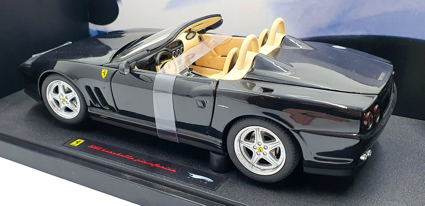 Hot Wheels Elite 1/18 Scale N2055 - Ferrari 550 Barchetta Pininfarina Met Black