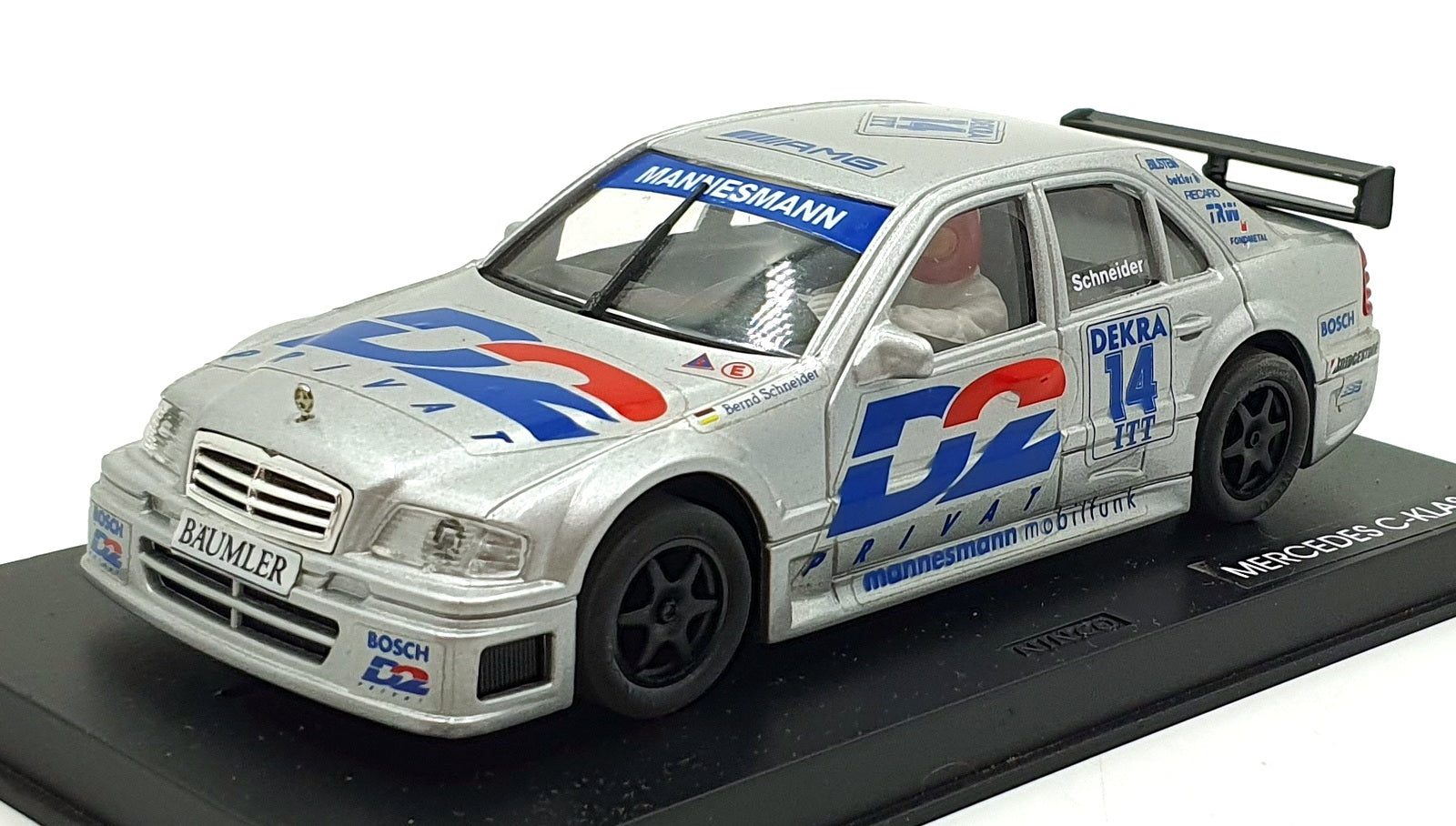 Ninco 1/32 Scale Slot Car 50113 - Mercedes-Benz C-Klasse #14 Silver