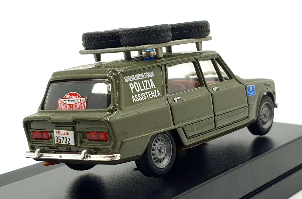 ProgettoK 1/43 Scale PK 173 Alfa Romeo Giuilia SW "Assistenza" Polizia - Green