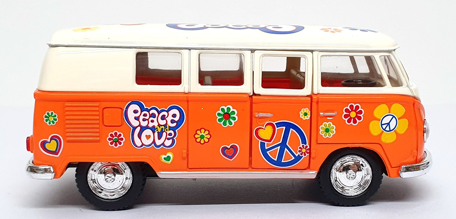 Kinsmart 1/32 Scale Pull Back & Go TY4226 - 1962 Volkswagen Classical Bus Orange