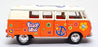 Kinsmart 1/32 Scale Pull Back & Go TY4226 - 1962 Volkswagen Classical Bus Orange