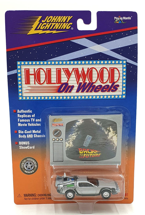 Johnny Lightning 1/64 Scale 431-01 - DeLorean Back To The Future Car - Show Card