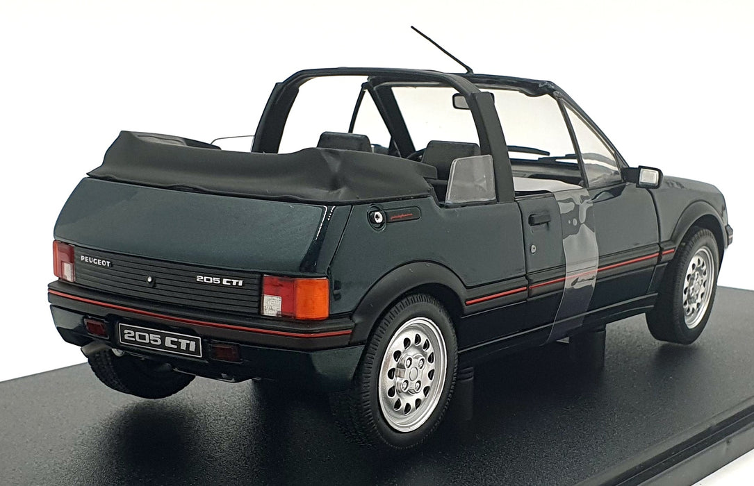 Solido 1/18 Scale Diecast S1806204 - 1986 Peugeot 205 CTI - Met. Green
