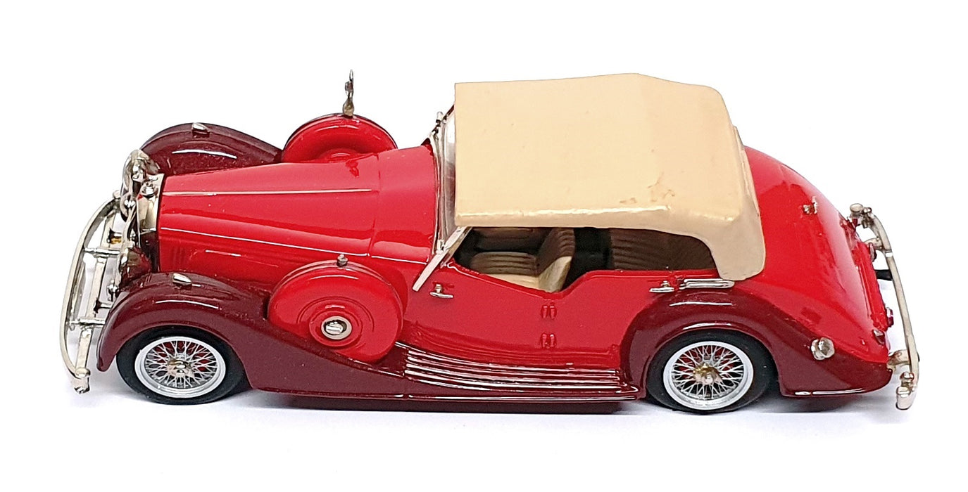 J&M Classics 1/43 Scale JM101 1939 Alvis Speed 25 Charlesworth Closed Red/Maroon