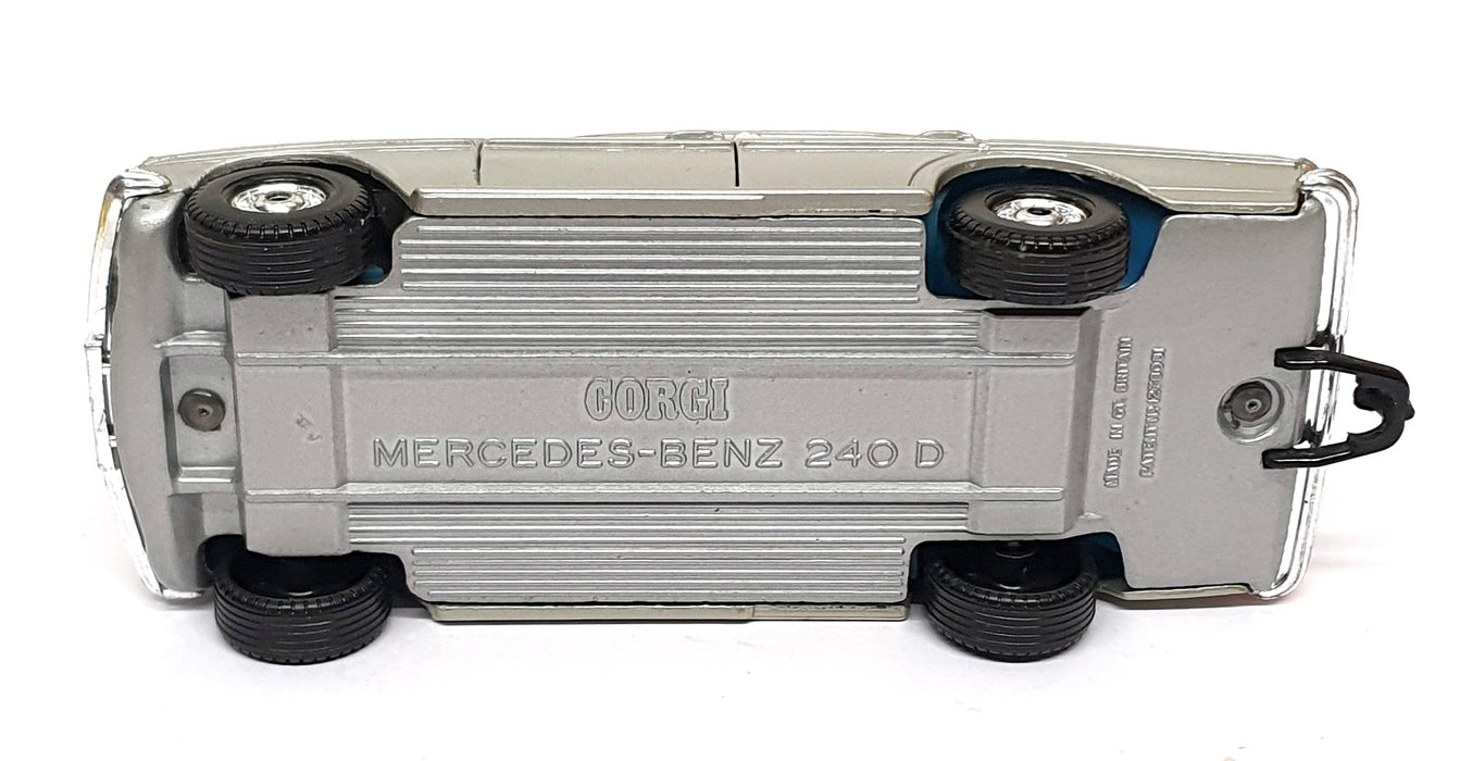 Corgi 12cm Long Original Diecast 285 - Mercedes Benz 240D - Silver