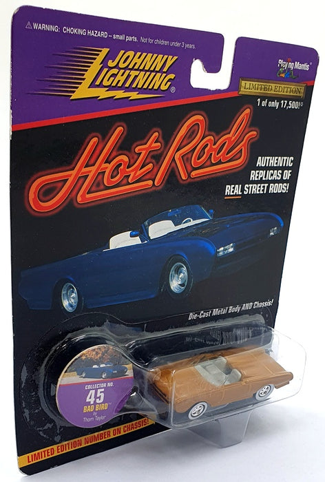 Johnny Lightning 1/64 Scale 441-04 Hot Rods Collector #45 Bad Bird - Mustard