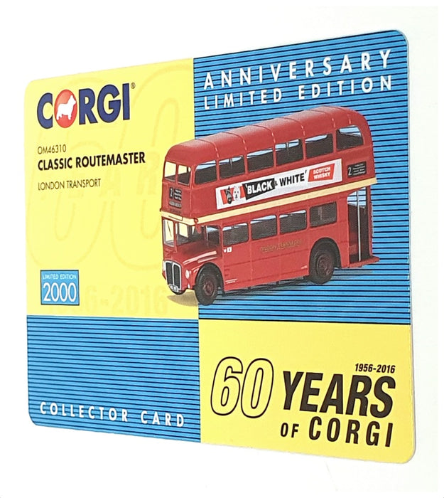 Corgi 1/76 Scale OM46310 - Classic Routemaster Bus London Trans 60y Anniversary