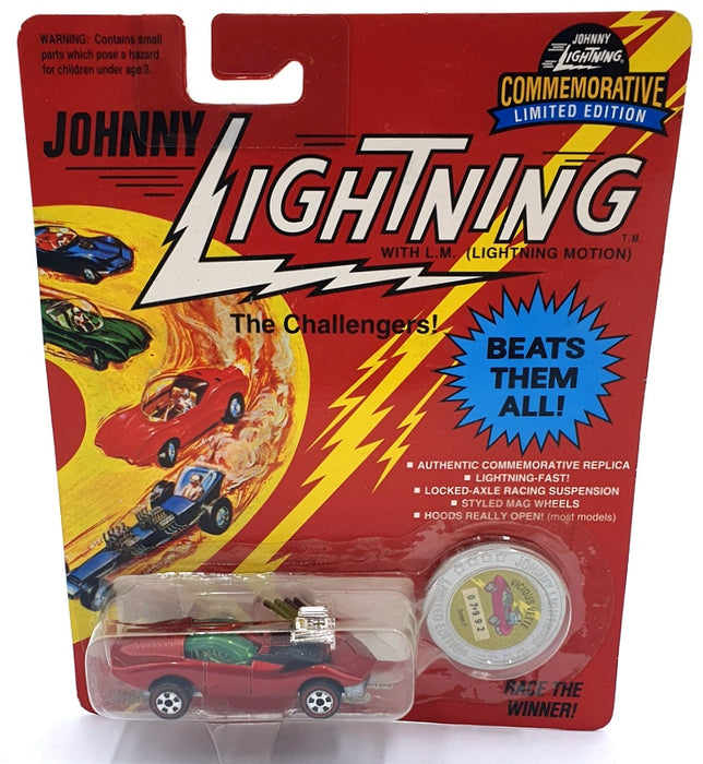 Johnny Lightning 1/64 Scale 100-160 - The Challengers Vicious Vette - Red