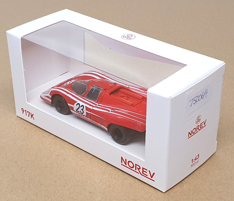 Norev 1/43 Scale Diecast 750064 - Porsche 917K Race Car #23 - Red