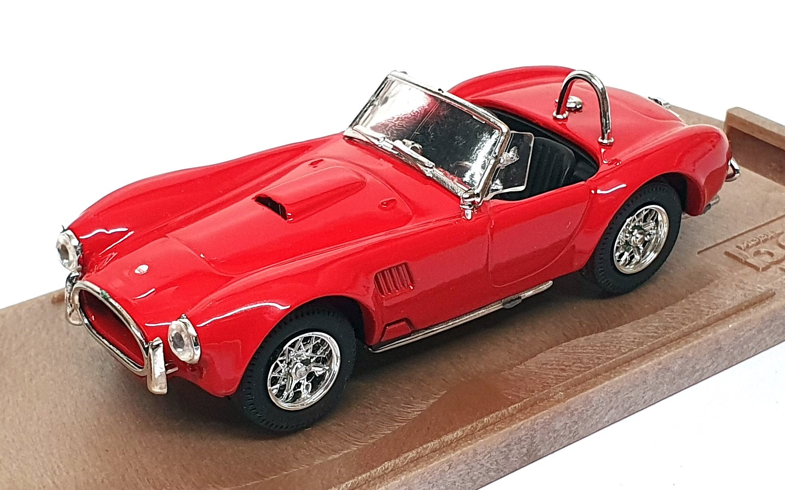 Box Model 1/43 Scale 8410 - AC Shelby Cobra Ruote A Raggi - Red