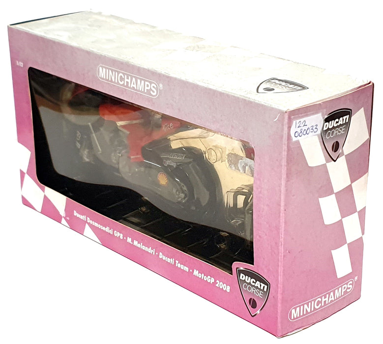 Minichamps 1/12 Scale 122 080033 - Ducati Desmosedici GP8 Melandri MotoGP 2008