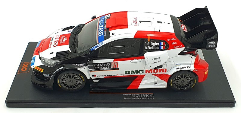 IXO Models 1/18 Scale 18RMC151B Toyota GR Yaris Rally1 Monte-Carlo 2022 1 Ogier 