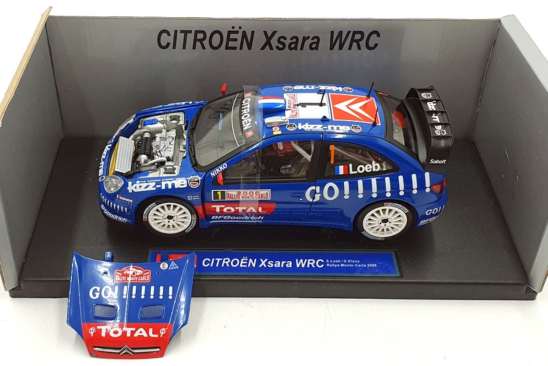 Sun Star 1/18 Scale Diecast 4419 - Citroen Xsara WRC Monte Carlo S.Loeb 2006