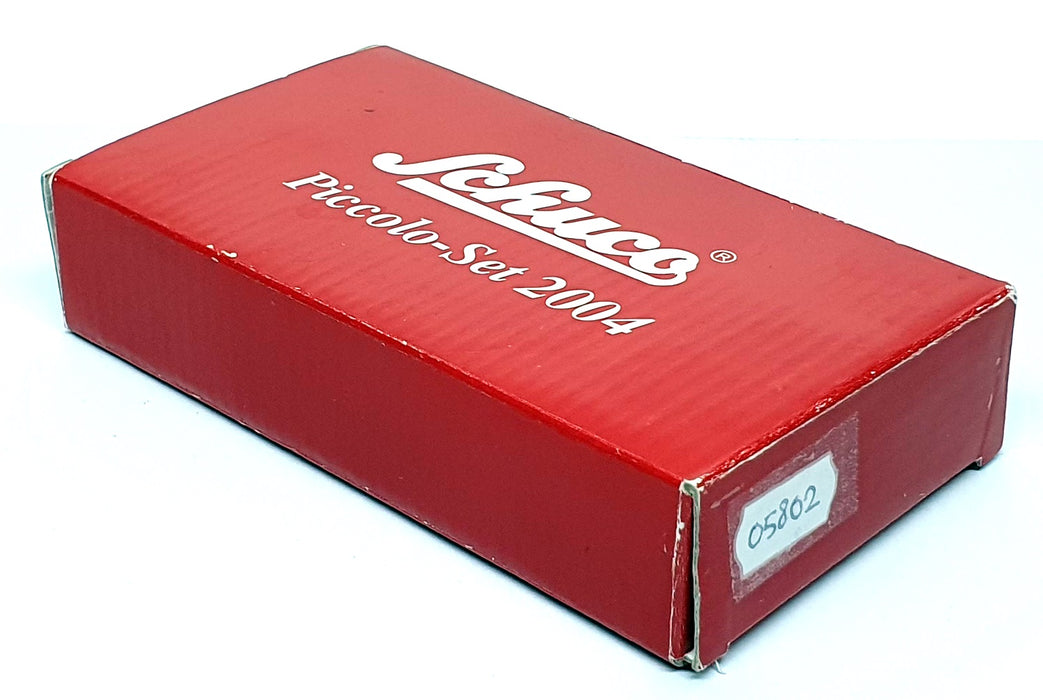Schuco 1/90 Scale 05802 - Piccolo Set 2004 VW T1 VW 1500 & Karmann - Red