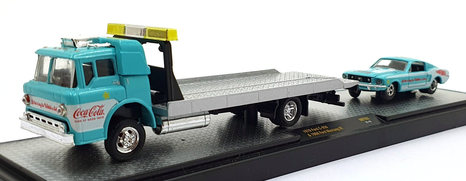 Castline M2 Machines 1/64 Scale UNTY01 - 1970 Ford C-950 & Mustang GT Turquoise