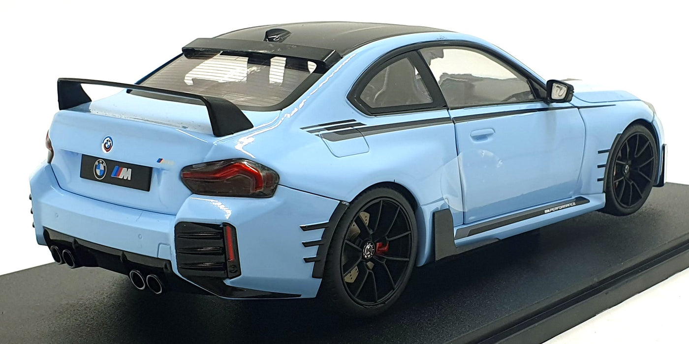 Solido 1/18 Scale S1812901 - 2024 BMW 2 Performance Parts - Zandvoort Blue