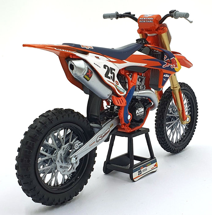 New Ray 1/10 Scale 57963 - KTM 450 SX-F Motorbike #25 Marvin Musquin