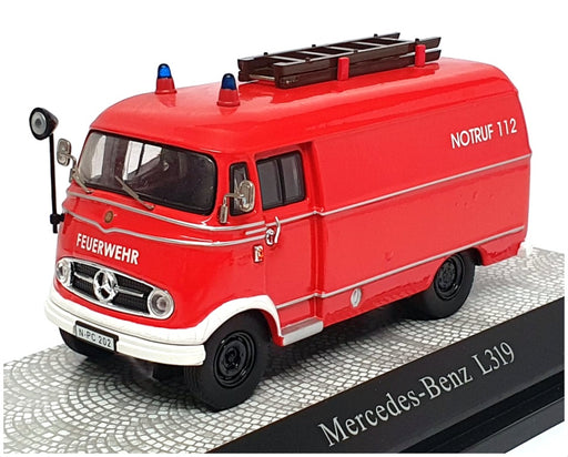 Premium ClassiXXs 1/43 Scale 11003 - Mercedes Benz L319 Feuerwehr - Red