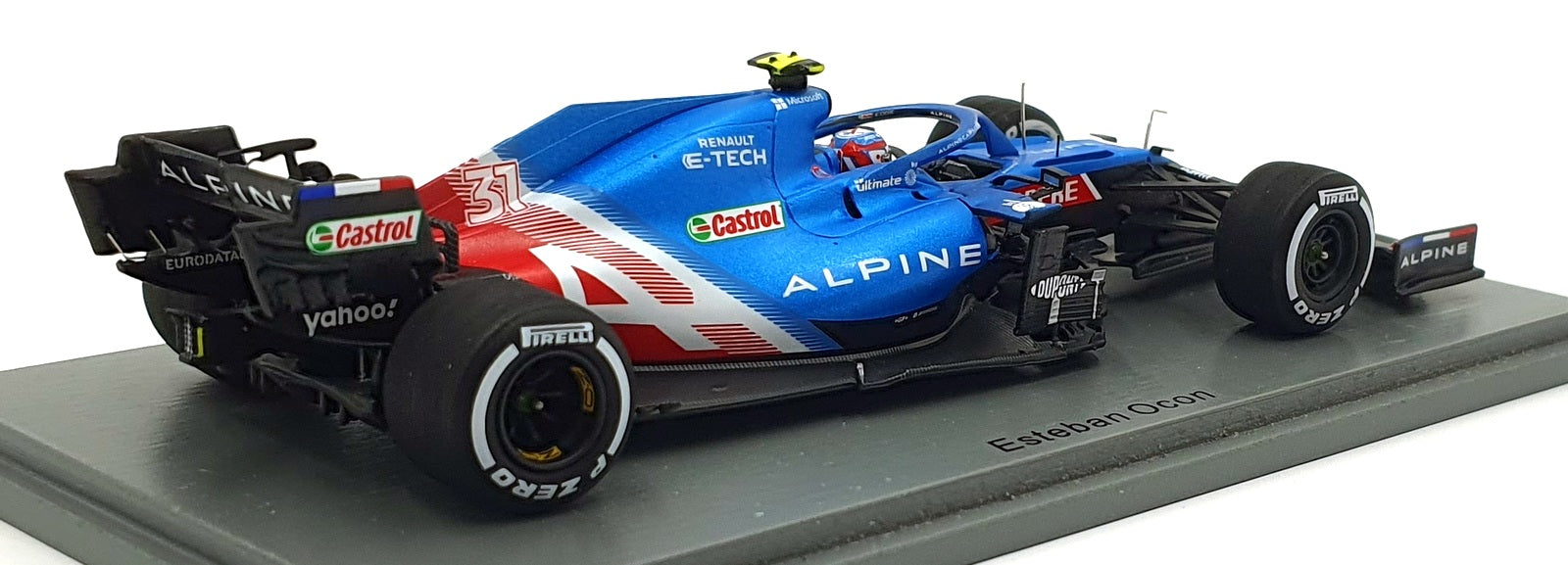Spark 1/43 Scale S7684 - Alpine A521 #31 1st Hungarian GP 2021