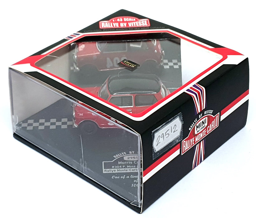Vitesse 1/43 Scale 29512 - Mini Cooper #304 Monte Carlo Rally 1962 Moss/Wisdom