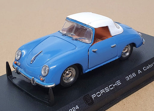 Detail Cars 1/43 Scale ART224 - Porsche 356 A Cabriolet - Blue/White
