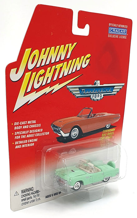Johnny Lightning 1/64 Scale 455-03 - 1956 Ford Thunderbird - Mint Green