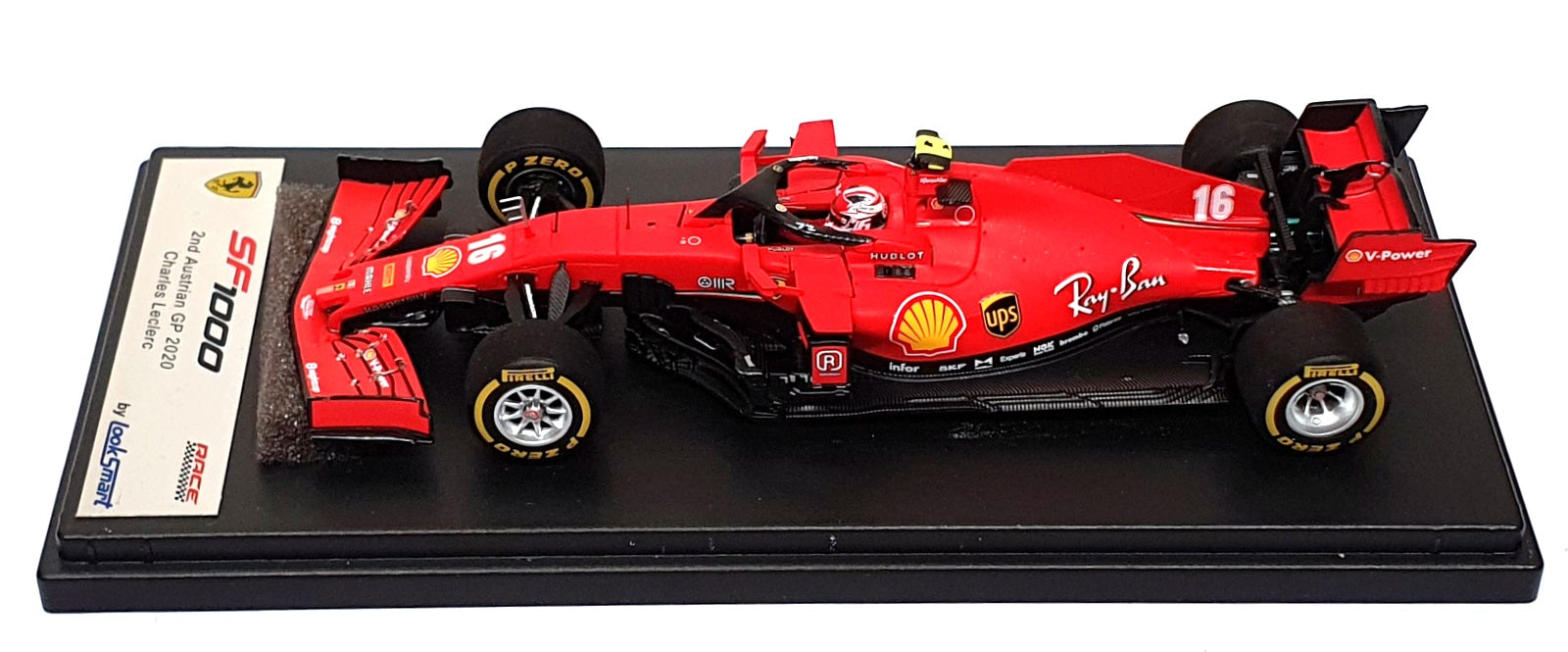 Look Smart 1/43 Scale LSF1029 - F1 Ferrari SF1000 2nd Austrian GP 2020 Leclerc