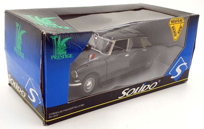 Solido 1/18 Scale Diecast 8035 - Citroen DS Presidentielle 1963 - Black