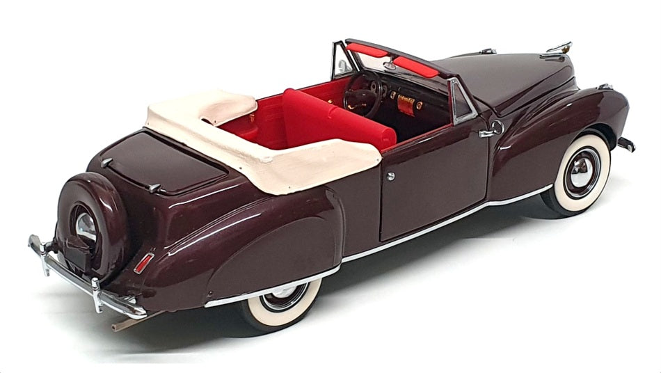 Franklin Mint 1/24 Scale Diecast B11RU76 - 1941 Lincoln Continental Met Brown