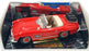 Burago 1/18 Scale 3343 - 1957 Mercedes Benz 300SL Touring Red w/ Dk. Brown Case