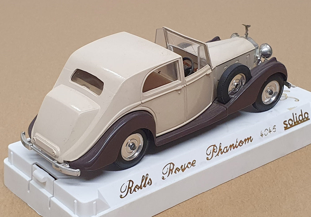 Solido 1/43 Scale Diecast 4046 - Rolls Royce Phantom - Biege/Brown