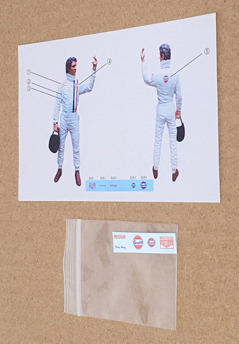 KK Scale 1/18 Scale Resin KKFIG012 - Steve Figure With Decals