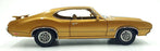 Acme 1/18 Scale Diecast A1805604 1970 Oldsmobile 442 Holiday Coupe - Gold