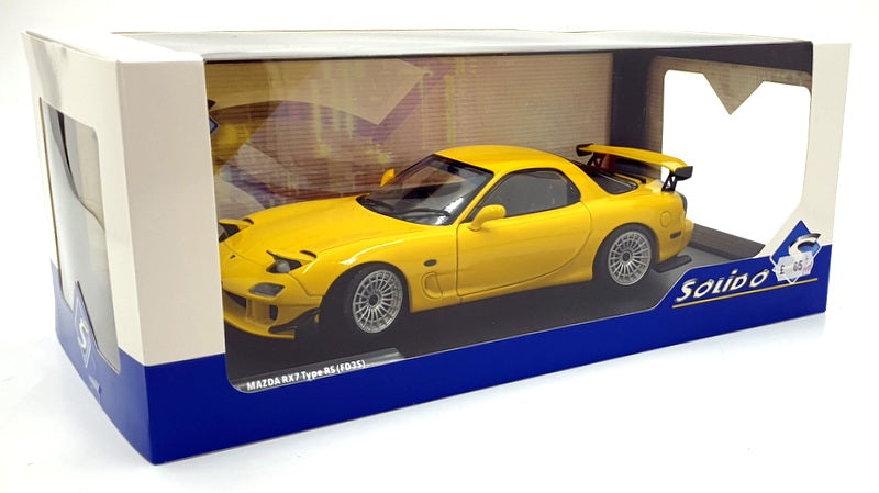 Solido 1/18 Scale Diecast S1810603 - Mazda RX7 Type RS (FD3S) - Yellow