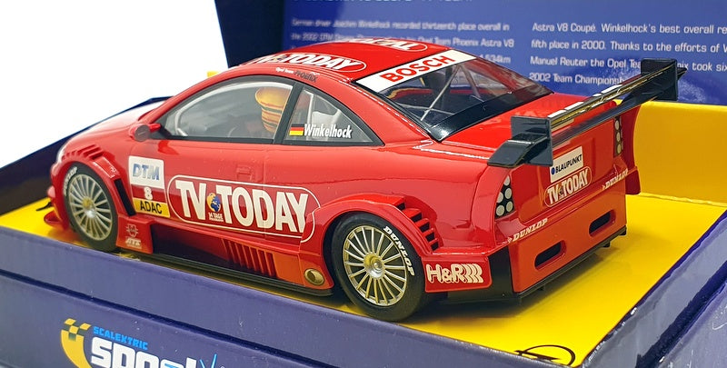 Scalextric 1/32 Scale Slot Car C2475A - Opel Astra V8 Coupe #8 - Red