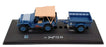 Cararama 1/43 Scale 00146 - Jeep CJ-2A Airport Dispersal Guidance - Blue