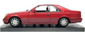 Maxichamps 1/43 Scale 940 032601 - 1992 Mercedes Benz 600 SEC (C140) - Met Red