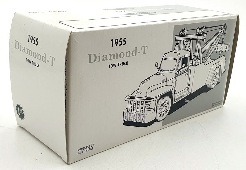 First Gear 1/34 Scale 19-1893 - 1955 Diamond-T Tow Truck - Mobil Gas