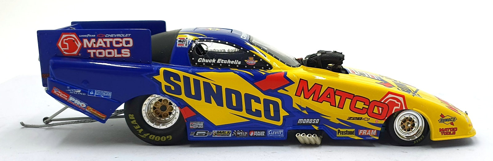 Action 1/24 Scale 101761 - Chevrolet Funny Car Dragster 2001 - Etchells