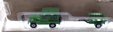 Greenlight 1/64 Scale 32250-A 1972 Nissan Patrol &1/4 Ton Cargo Trailer - Green
