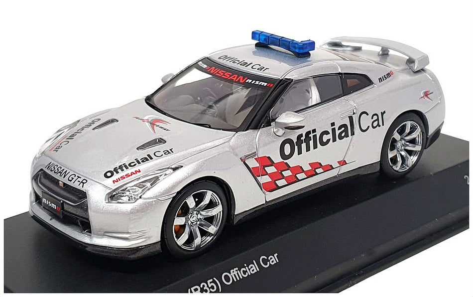 Corgi 1/43 Scale 03741PF - Nissan GT-R (R35) Official Car Fuji Speedway - Silver