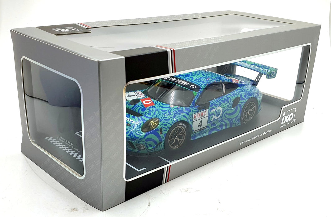 IXO 1/18 Scale Diecast LEGT18034 - Porsche 911 GT3 R VLN 7 Nurburgring 2018 #4