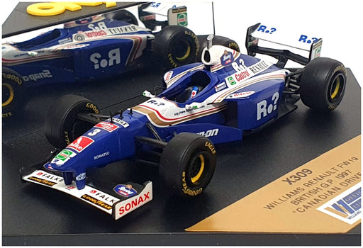 Onyx 1/43 Scale X309 - F1 Williams Renault FW19 British GP 1997 Canadian Driver