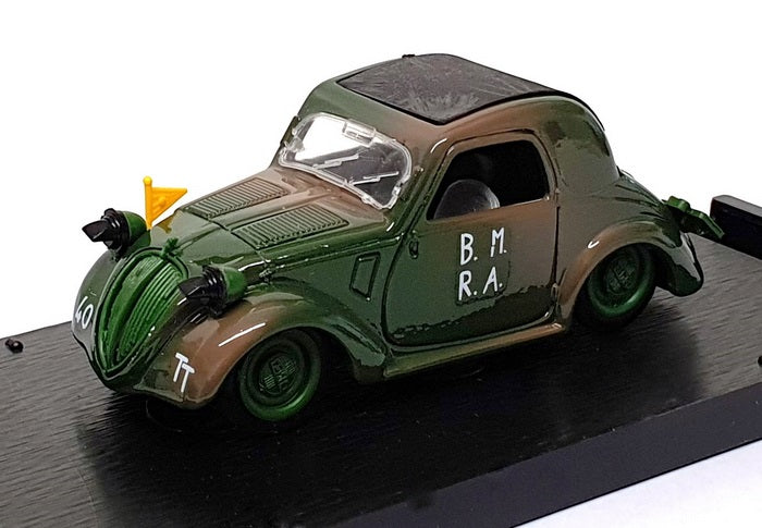 Brumm 1/43 Scale R243 - Simca 5 Military D-Day 1944 Closed Roof - Green