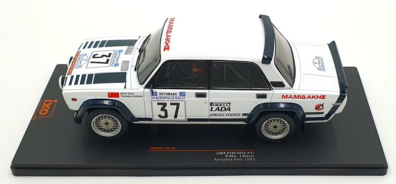 IXO Models 1/18 Scale 18RMC145 - Lada 2105 VFTS Acropolis Rally 1983 - #37 H.Ohu