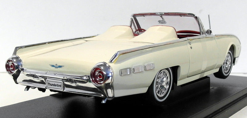 Welly 1/18 Scale Diecast 19868W - 1962 Ford Thunderbird Sports Roadster - Cream