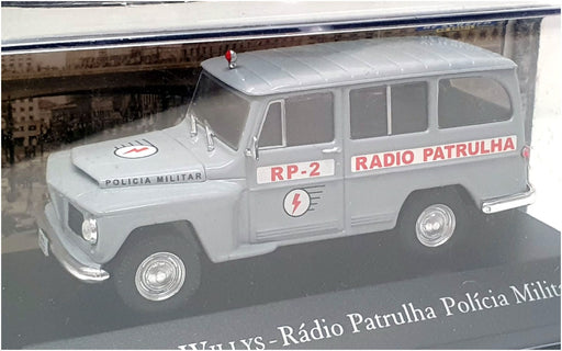 DeAgostini 1/43 Scale 3424 - Rural Willys Radio Patrulha Military Police - Grey